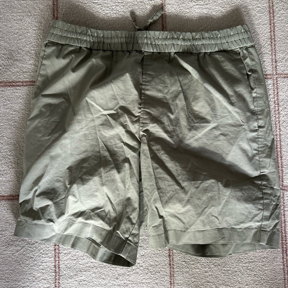 Everlane Men's Sage Green Athletic Shorts